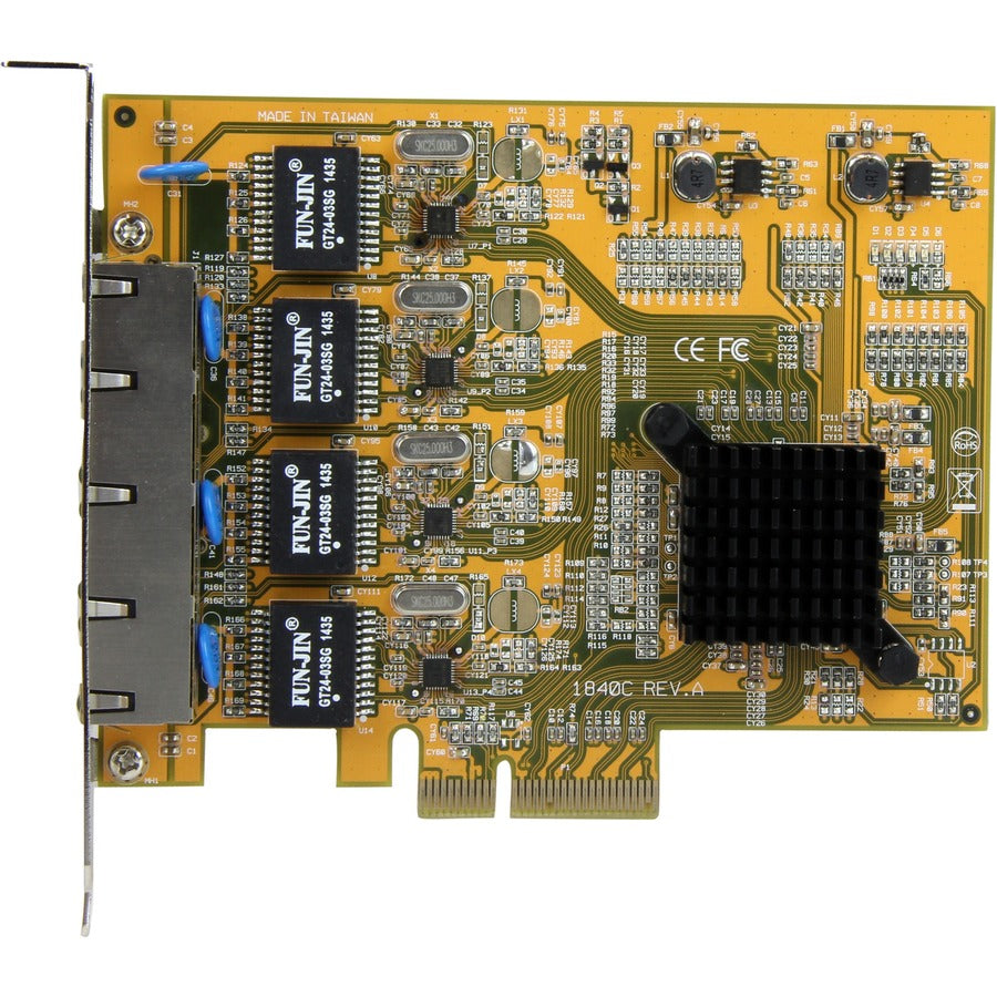 StarTech.com 4-Port PCI Express Gigabit Network Adapter Card - Quad-Port PCIe Gigabit NIC StarTech.com 4-Port PCI Express Gigabit Network Adapter Card - Quad-Port PCIe Gigabit NIC